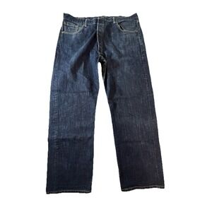 Levi's Men's Straight Jeans Blue Medium Wash Denim 5-Pocket Button Fly